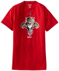 NHL Reebok Florida Panthers Primary Logo T-Shirt - Red NHL Reebok Florida Panthers Primary Logo T-Shirt - Red
