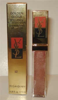 YSL Golden Gloss Shimmering Lip Gloss - 12 Golden Cinnamon