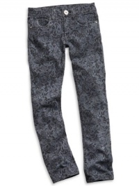 GUESS Kids Girls Big Girl Printed Daredevil Skinny Jeans, INDIGO (12) GUESS Kids Girls Big Girl Printed Daredevil Skinny Jeans, INDIGO (12)