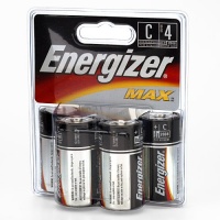 Energizer C Cell Alkaline Battery Retail Pack - 4-Pack Energizer C Cell Alkaline Battery Retail Pack - 4-Pack