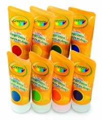 Crayola Fingerpaints Bold and Secondary Colors, 8-Count Crayola Fingerpaints Bold and Secondary Colors, 8-Count