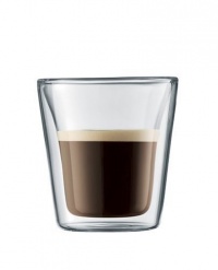 Bodum Canteen Double-Wall Shot/Espresso Glasses, Set of 2 Bodum Canteen Double-Wall Shot/Espresso Glasses, Set of 2