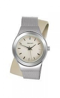 DKNY Double-Wrap Steel/Leather Women's watch #NY8799 DKNY Double-Wrap Steel/Leather Women's watch #NY8799