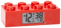 LEGO Kids' 9002168 Red Plastic Alarm Brick Clock LEGO Kids' 9002168 Red Plastic Alarm Brick Clock