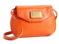 MARC BY MARC JACOBS Percy Flap Crossbody Bag, Pop Orange MARC BY MARC JACOBS Percy Flap Crossbody Bag, Pop Orange