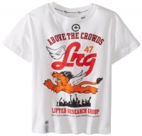 LRG - Kids Boys 2-7 Little Above The Crowds Tee, White, 5 LRG - Kids Boys 2-7 Little Above The Crowds Tee, White, 5