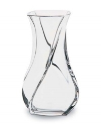 This serpent will not get you banned from Eden. This vase features a graceful, supple twisting shape in thick, substantial handmade crystal that suggests the languorous movement of a serpent. In an impressive, large size with the same gentle, fluid lines and elegant simplicity, this vase is so lithe and graceful, it looks like it just might respond to the slightest touch. This serpent will not get you banned from Eden. This vase features a graceful, supple twisting shape in thick, substantial handmade crystal that suggests the languorous movement of a serpent. In an impressive, large size with the same gentle, fluid lines and elegant simplicity, this vase is so lithe and graceful, it looks like it just might respond to the slightest touch.
