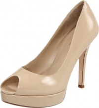 Cole Haan Women's Mariela Air Open-Toe Pump,Nougat Patent,10.5 B US