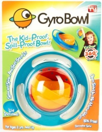 GYRO BOWL Spill Resistant Kids Gyroscopic Bowl with Lid GYRO BOWL Spill Resistant Kids Gyroscopic Bowl with Lid