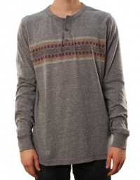 Lucky Brand Men's Long Sleeve Quarter Button up T-shirt Lucky Brand Men's Long Sleeve Quarter Button up T-shirt