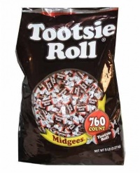 Tootsie Roll Midgees Candy 5 Pound Value Bag 760 Pieces Tootsie Roll Midgees Candy 5 Pound Value Bag 760 Pieces