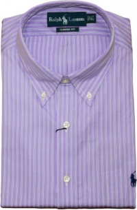 Polo Ralph Lauren Men's Classic Fit Striped Dress Shirt Polo Ralph Lauren Men's Classic Fit Striped Dress Shirt