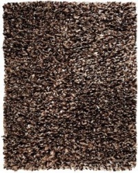 9' x 12' Coffee Bean Silky Shag Area Rug (Dark Brown) (9' x 12') 9' x 12' Coffee Bean Silky Shag Area Rug (Dark Brown) (9' x 12')