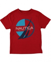 Nautica On the Water T-Shirt (Sizes 4 - 7X) - cherry red, 4 Nautica On the Water T-Shirt (Sizes 4 - 7X) - cherry red, 4