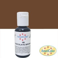 AmeriColor Soft Gel Paste Food Coloring--Chocolate Brown