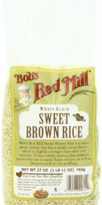 Bob's Red Mill Rice Sweet Brown, 27-Ounce (Pack of 4)