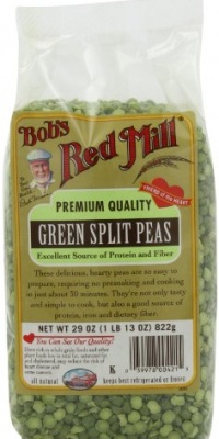 Bob's Red Mill Beans Green Split Peas, 29-Ounce (Pack of 4) Bob's Red Mill Beans Green Split Peas, 29-Ounce (Pack of 4)