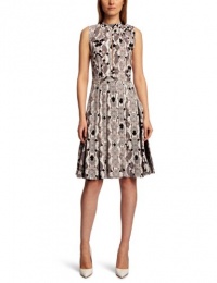 French Connection Women's Fast Pixel Python Dress, Grey, 6 French Connection Women's Fast Pixel Python Dress, Grey, 6