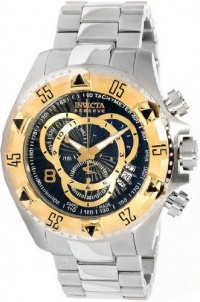 Invicta 11003 Reserve Men's Excursion Swiss Made Quartz Chronograph Gold Tone Stainless Steel Bracelet Watch