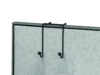 Fellowes Wire Partition Additions Double Coat Hook (75510) Fellowes Wire Partition Additions Double Coat Hook (75510)