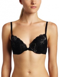 On Gossamer Women's Boudoir Blooms Bump It Up Bra, Black, 36B On Gossamer Women's Boudoir Blooms Bump It Up Bra, Black, 36B