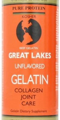 Great Lakes Unflavored Gelatin, Kosher, 16-Ounce Can (Single) Great Lakes Unflavored Gelatin, Kosher, 16-Ounce Can (Single)