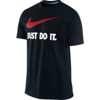 NIKE JUST DO IT SWOOSH TEE MENS 454086-010 NIKE JUST DO IT SWOOSH TEE MENS 454086-010