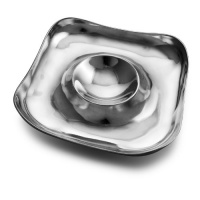 Wilton Armetale Boston Chip and Dip Server, Square, 12-Inch Wilton Armetale Boston Chip and Dip Server, Square, 12-Inch