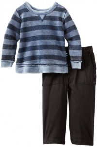 Splendid Littles Baby Boy's Striped Burnout Fleece Sweatshirt, Royal, 12-18 Splendid Littles Baby Boy's Striped Burnout Fleece Sweatshirt, Royal, 12-18