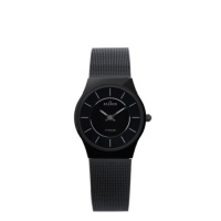 Skagen Women's Titanium Black Dial and Black Mesh Watch 233STMB Skagen Women's Titanium Black Dial and Black Mesh Watch 233STMB