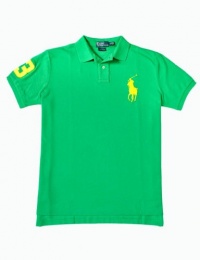 Polo Ralph Lauren Custom-Fit Big Pony Polo, Mayan Green, XL Polo Ralph Lauren Custom-Fit Big Pony Polo, Mayan Green, XL