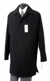 Calvin Klein Mens Black Rain Coat Trench Jacket Size- 44R Calvin Klein Mens Black Rain Coat Trench Jacket Size- 44R