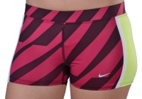 NIKE Women's Dri-Fit Printed Tempo Boy Cut Running Shorts