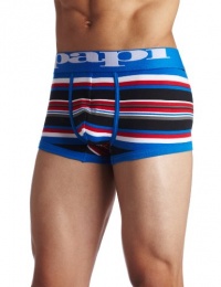 Papi Men's Eye Candy Stripe Brazilian, Intensity Red, Large Papi Men's Eye Candy Stripe Brazilian, Intensity Red, Large