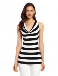 Bailey 44 Women's Hairpin Turn Stripe Top, Black/Red, Small Bailey 44 Women's Hairpin Turn Stripe Top, Black/Red, Small