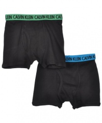Calvin Klein All Caps 2-Pack Boxer Briefs - black, 16 - 18 Calvin Klein All Caps 2-Pack Boxer Briefs - black, 16 - 18