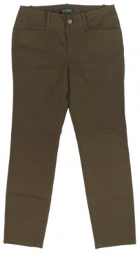 Lauren Ralph Lauren Women's Petite Slim Cotton Ankle Pants Lauren Ralph Lauren Women's Petite Slim Cotton Ankle Pants
