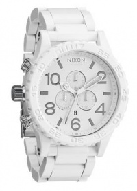 Nixon 51-30 Chrono Watch - Men's All White/Silver, One Size Nixon 51-30 Chrono Watch - Men's All White/Silver, One Size