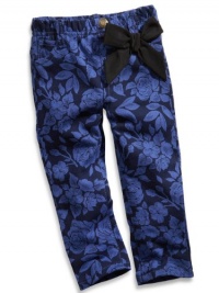GUESS Kids Girls Baby Girl Floral Jeggings (12-24M), BLUE (12M) GUESS Kids Girls Baby Girl Floral Jeggings (12-24M), BLUE (12M)