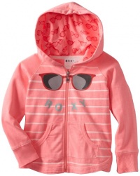 Roxy Kids Girls 2-6X TW Beach Air Hoodie, Neon Coral, Medium Roxy Kids Girls 2-6X TW Beach Air Hoodie, Neon Coral, Medium