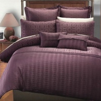 7PC- King/Cal-King Michelle Jacquard Duvet Cover Set By Hotel Collection 7PC- King/Cal-King Michelle Jacquard Duvet Cover Set By Hotel Collection