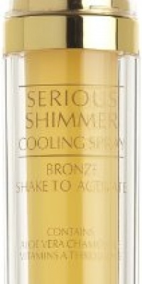 Hampton Sun Serious Shimmer Cooling Spray, Bronze, 1.0 Ounce Hampton Sun Serious Shimmer Cooling Spray, Bronze, 1.0 Ounce