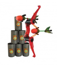 Zing Air Hunterz Z Bow Target Pack with 6 Cans and 2 Arrows Zing Air Hunterz Z Bow Target Pack with 6 Cans and 2 Arrows