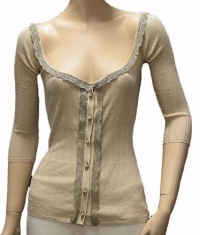 Roberto Cavalli Womens Top Blouse Shirt Beige Silk, 40, Beige Roberto Cavalli Womens Top Blouse Shirt Beige Silk, 40, Beige