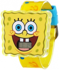 Nickelodeon Kids' SBP730 Sponge Bob Molded Icoic Head Watch Nickelodeon Kids' SBP730 Sponge Bob Molded Icoic Head Watch