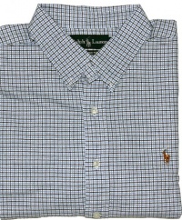 Ralph Lauren Men's Classic Fit Tattersall Oxford Cotton Shirt Ralph Lauren Men's Classic Fit Tattersall Oxford Cotton Shirt