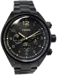 Fossil Men's CH2834 Flight Chronograph Stainless Steel Black Watch Fossil Men's CH2834 Flight Chronograph Stainless Steel Black Watch