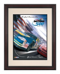 NASCAR Framed 8.5 x 11 Daytona 500 Program Print Race Year: 44th Annual - 2002 NASCAR Framed 8.5 x 11 Daytona 500 Program Print Race Year: 44th Annual - 2002