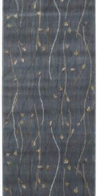 Area Rug 2x8 Runner Transitional Blue Color - Nourison Cambridge Collection Area Rug 2x8 Runner Transitional Blue Color - Nourison Cambridge Collection