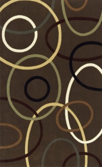 Area Rug 2x3 Rectangle Contemporary Brown Color - Momeni Elements Rug from RugPal Area Rug 2x3 Rectangle Contemporary Brown Color - Momeni Elements Rug from RugPal